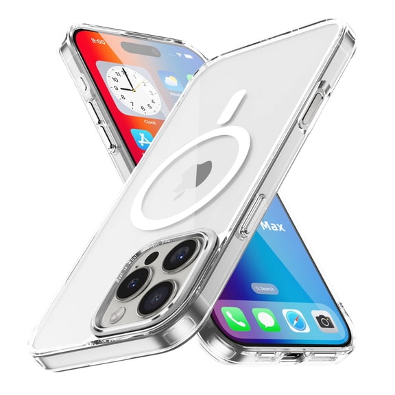 ZYQEEE Protective Case for iPhone 17 Pro Max, Translucent Cover, Shockproof Protection, Non-Yellowing Magnetic Case for iPhone 17 Pro Max, Transparent