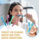 thumbnail image 2 of 5 in 1 Toothbrush & Floss On The Go, Travel Portable Oral Care Toothbrush Set, 2 of 5