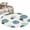 Blue, variant on Entryway Rug 2'x3', Abstract Geometric Small Rug for Kitchen Bathroom Door Mat Indoor Entrance, Farmhouse Vintage Polka Dot Red Brown Non-Slip Area Rugs Floor Mats Carpet Front Door Rugs