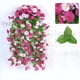 thumbnail image 1 of Decoración de cesta colgante con enredaderas de rosas artificiales | Arreglo floral sintético montado en la pared de 85 cm para techo del salón, plantas envolventes en plástico, detalles, 1 of 6