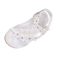 thumbnail image 2 of Viluyesy Womens Flat Sandals, Summer Fashion Floral Strappy Split Open Toe 2026 Bohemian Beach Shoes White US6.5, 2 of 9