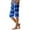 Dark Blue_005, variant on Bermuda Shorts Women Casual Knee Length Relaxed Fit Beach Shorts 2026 New Boho Striped Floral Print Athletic Shorts with Pocket White S