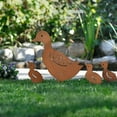 thumbnail image 1 of Estatua de jardín silueta de pato decoración de patio 4 piezas estatua de jardín de metal decoración de patio de animales accesorios de silueta de pato al aire libre para ANGGREK Otros, 1 of 7