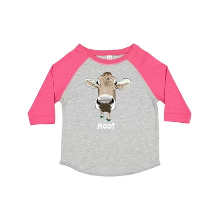

Inktastic Moo! Cute Brown Holstein Cow Gift Toddler Boy or Toddler Girl T-Shirt