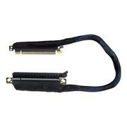 YongCo PCIe 5.0 X16 Angle Graphics Card Risers Braide Shield Extension Cable Right Exit