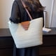 thumbnail image 4 of Bolso de mano grande de playa para mujer, bolso de hombro tejido a mano de algodón de ganchillo para verano, 4 of 6