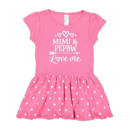 

Inktastic Pepaw and Mimi Love Me Gift Baby Girl Dress
