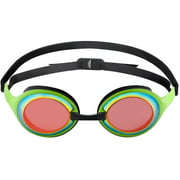 LANE4 Performance & Fitness Swim Goggle - Mirror Lenses Adults IE-94110 (Green) Final Sales