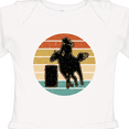thumbnail image 4 of Inktastic Rodeo Barrel Racing Cowgirl Girls Long Sleeve Baby Bodysuit, 4 of 5