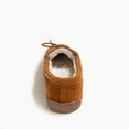 thumbnail image 2 of Minnetonka Mens Pile Lined Slipper Brown Suede Indoor Outdoor Hardsole 3902-BRN, 2 of 7