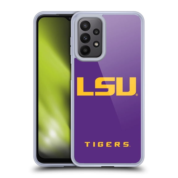 Head Case Designs Louisiana State University LSU Louisiana State University LSU Plain Soft Gel Case for Samsung Galaxy A23 / 5G (2022)