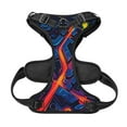 thumbnail image 5 of Lsque Neon City Map Dog Harness, No-Pull Pet Harness with 2 Leash Clips, Adjustable Soft Padded Dog Vest with Easy Control Handle for Large Dogs-X-Large, 5 of 9