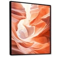 thumbnail image 2 of Designart "Liquid Art Depicting Antelope Canyon II" Canyon Floater Framed Wall Decor, 2 of 5