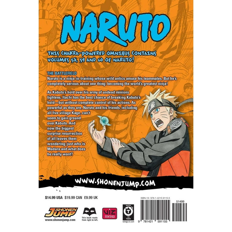 Naruto (3-In-1 Edition), Vol. 20: Includes Vols. 58, 59 & 60