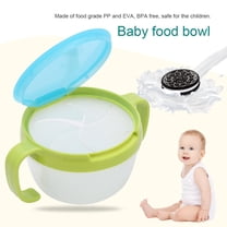 FAGINEY BPA Free Dual Handle Spill-proof Food Bowl Snack Container For Children Baby Toddlers, Snack Container