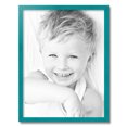 thumbnail image 2 of ArtToFrames 19x25 inch Distressed Aqua Picture Frame, Green Wood Poster Frame (4485), 2 of 8
