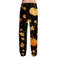 thumbnail image 4 of Satingcolo Men's Halloween Print Pajama Pants,Loose Fit Drawstring Halloween Sleepwear Drawstring Loungewear Halloween Gifts for Men, 4 of 6