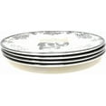 thumbnail image 3 of Royal  & Black with Crown Dinnerware - Set of 4 (Dinner Plates), 3 of 4