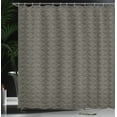 thumbnail image 4 of Ambesonne Classical Shower Curtain, Traditional Feels Ornate, 69"Wx84"L, Dark Sepia Tan, 4 of 5