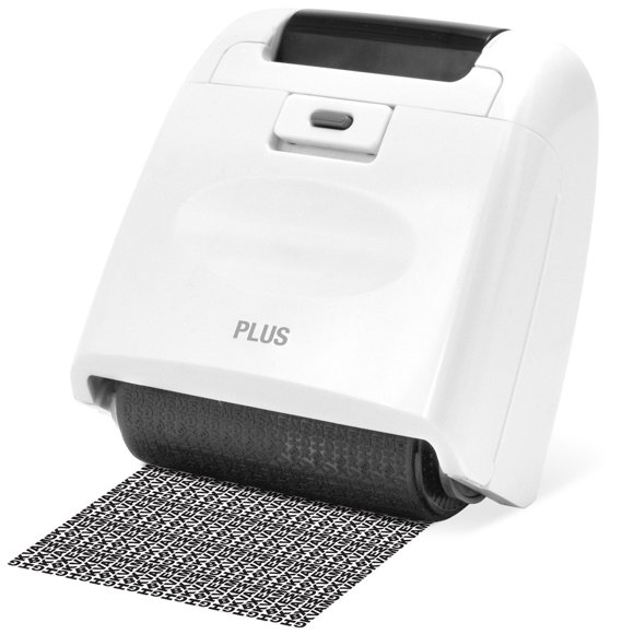 Plus Guard Your ID Wide Roller Stamp, White