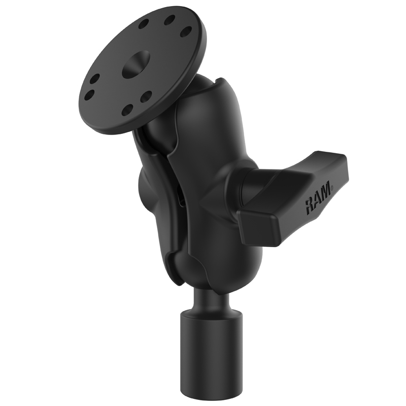 Short Double Ball Mount with Round Plate and 1/2" NPT Thread Walmart