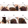 thumbnail image 4 of Synthetic Ponytails Hair Extension Ribbon Drawstring Straight Wavy Ponytail Cosplay Hairpiece, 4 of 5