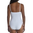 thumbnail image 4 of QHFBli Women's Sexy Ruched Side One Piece Bathing Suit Scoop Neck Spaghetti Strap Swimsuits, 4 of 6