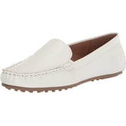Aerosoles Womens Over Drive Slip-On Loafer 6 Eggshell