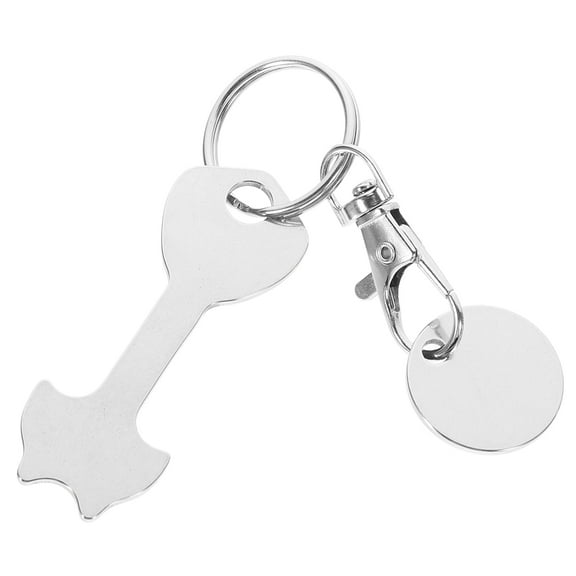 unbranded  Cart Token Trolley Unlock Release Key Quarter Holder Keychain Wagons Carts Shopping