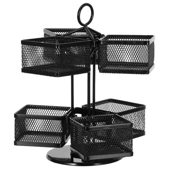 GOOHOCHY Bolsitas De Té De Metal Negro Con Giratorio Para Almacén En