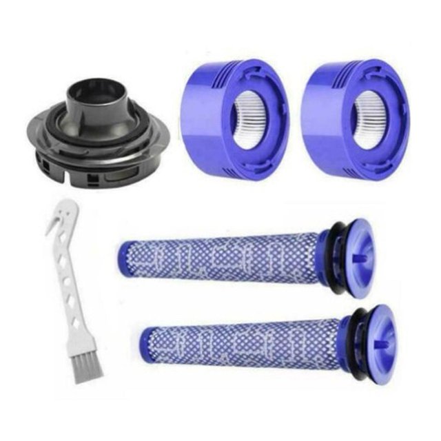 Para Dyson V7 V8 motor de instalación cubierta trasera filtro delantero y trasero Afortunado Sencillez