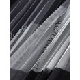 thumbnail image 6 of KOMOO Women Tutu Tulle Skirt Plaid Print Elastic High Waist Layered Midi Skirt Floral Lace Embroidery Mesh A-Line Skirt, 6 of 6