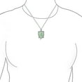 thumbnail image 3 of Bling Jewelry Womens Unisex Nautical Gemstone Jade Sea Turtle Pendant Necklace in Sterling Silver, 3 of 4
