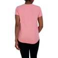 thumbnail image 4 of Reebok Women's Renew Short Sleeve Slinky Jersey High Low Tee, 4 of 5