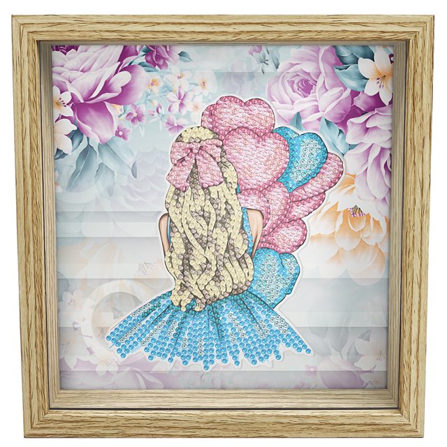 Cuadros Decorativos Hucha con pintura de diamantes de madera caja de ahorro de dinero para monedas DIY regalos de Navidad para niños bonitos JShteea Nuevos Originales