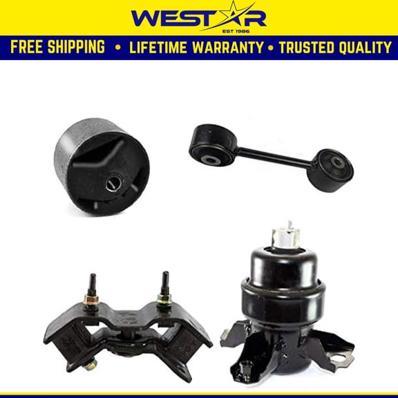 Fits 1997-2001 Toyota Camry 3.0L/1999-2002 Solara 3.0L MANUAL Motor & Transmission Mount | A6252, A6251, EM7287, A7244