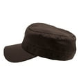 thumbnail image 4 of Toptie Polyester Cotton Twill Corps Hat Adjustable Army Cadet Cap Military Hat-Beige, 4 of 7