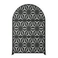 thumbnail image 3 of 72"x47"x16" Outdoor Privacy Screen with Stand Metal Balcony Decorative Screen,Black, 3 of 5