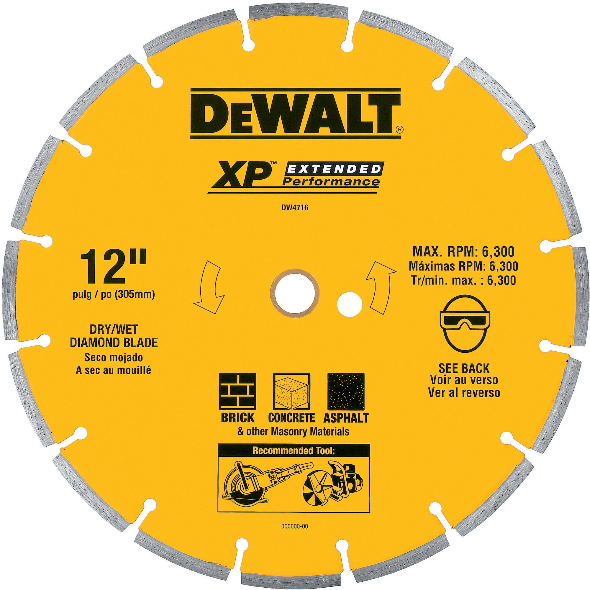DeWalt DT99563-QZ Circular Saw Blade - 190mm X 30mm Bore, 36 Teeth, For Wood Cutting