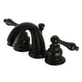 thumbnail image 1 of Kingston Brass KB910AL Robinet de Salle de Bain Victorienne Répandue&44; Noir Mat, 1 of 1