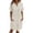 Beige, variant on Women's Split Notch Neck Tunic Dress, Summer Casual Mini Dress for Women, With Cuffed Short Sleeve and Side Pockets, Women's XXL, Sizes S-2XL
