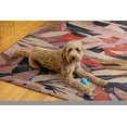thumbnail image 4 of Linon Outdoor Washable Area Rug Collection, Orange and Cream, 7' x 9', 4 of 8