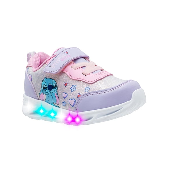 Tenis Con Luces Para Niña Disney Stitch Tendencia Color Lila lila 16