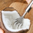thumbnail image 4 of 5 Pieces Stainless Steel Coconut Meat Removal Knife Fish Skin Scale Peeler Remover Multifunction Fruit Tool Kitchen Accessories, 4 of 6