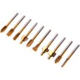 thumbnail image 3 of 10pcs HSS Rotary Cutters, Mini Shank Tungsten Carbide Rotary Tools for Engraving, Woodworking Drill Bit Set, Woodworking Tools, 3 of 5