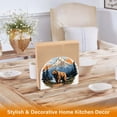 thumbnail image 5 of Bear Iceberg Trees Mountain Lake Napkin Holder for Table Clear Napkin Stand Paper Holder Acrylic Organizer Dispenser Napkins for Dinner Kitchen Restaurant Room, 5 of 8
