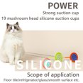 thumbnail image 3 of Cat Teaser Stick Teaser Wand Toy with Bell Suction Cup Cat Interactive Toy Cat Supplies for Kitten Playing, 3 of 8