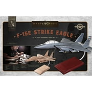Mastercraft Boeing F-15E Strike Eagle DIY Mahogany Wood Model Kit 1:42 Scale