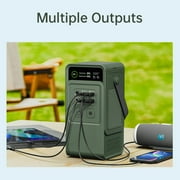 200W Portable Power Station with 100W Solar Charging Kit 192Wh LiFePO4 Battery, 150W Fast Charging,4 lb, for Camping, Outdoor Adventures, and Emergency Backup,same to c300 dc