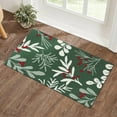 thumbnail image 2 of Holiday Time Green Holly 20" x 30" Accent Rug, 2 of 9